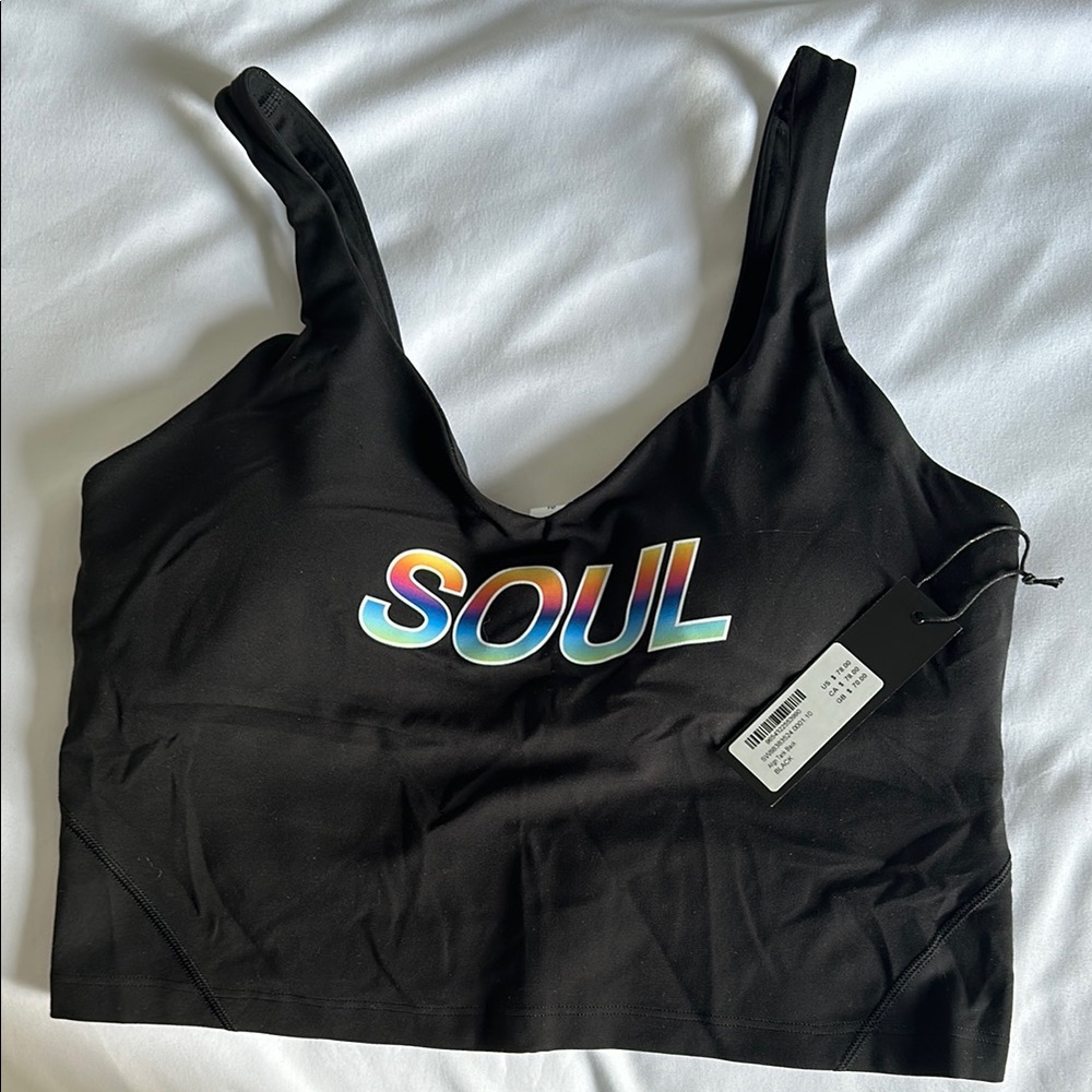 lululemon athletica Black Sleeveless Tank Top Crop